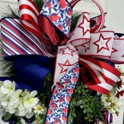 Door Decor^* Bold Stripes, Bright Stars Teardrop