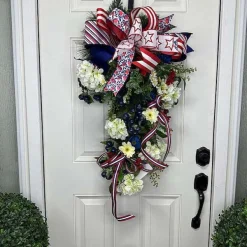 Door Decor^* Bold Stripes, Bright Stars Teardrop