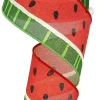 Ribbon^Craig Bachman Bold Watermelon Ribbon 2.5"X50Yd