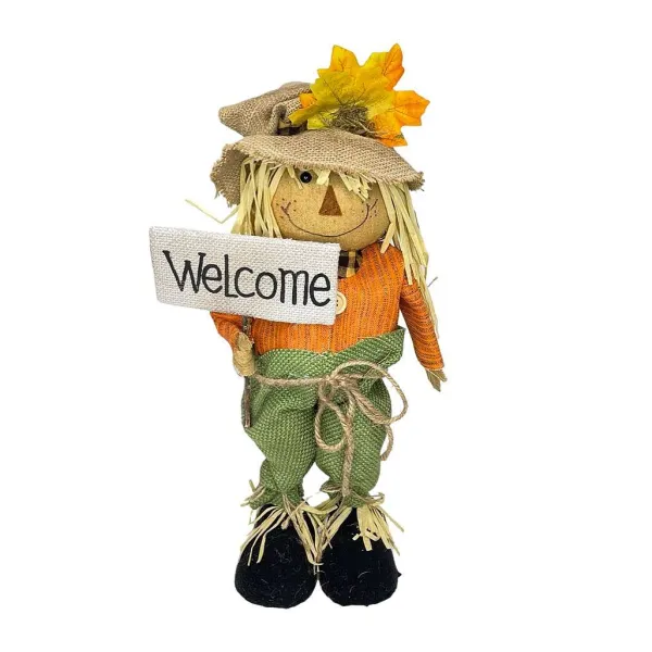 Focal Points^Liberty Floral Boy Decor Scarecrow Standing