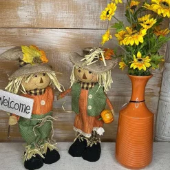 Home Accents^Liberty Floral Boy Decor Scarecrow Standing