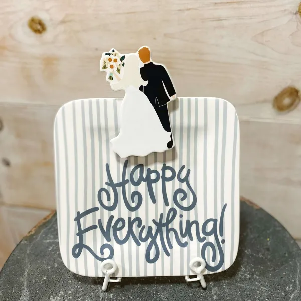Wedding Showers^Happy Everything Bride And Groom Mini Attachment By !