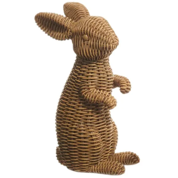 Table Decor^RAZ Brown Basketweave Rabbits