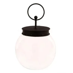 Kitchen & Dining^The Round Top Collection Bubble Jar With Black Lid By