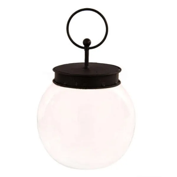 Kitchen & Dining^The Round Top Collection Bubble Jar With Black Lid By