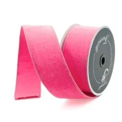 Ribbon^Farrisilk Bubblegum Velvet Ribbon, 2.5" X 10Yd