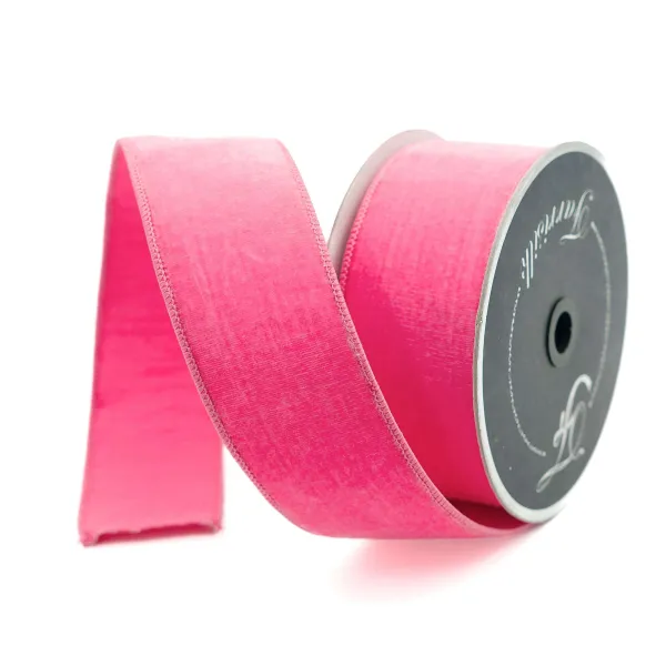 Ribbon^Farrisilk Bubblegum Velvet Ribbon, 2.5" X 10Yd