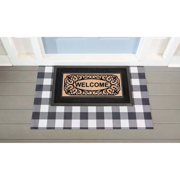 Rugs & Mats^Evergreen Buffalo Check Layering Mat