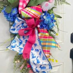 Door Decor^* Bunny Ears And Easter Cheers Teardrop