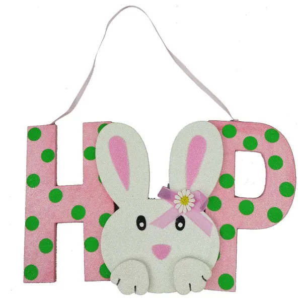 Signs^Liberty Floral Bunny Hop Sign
