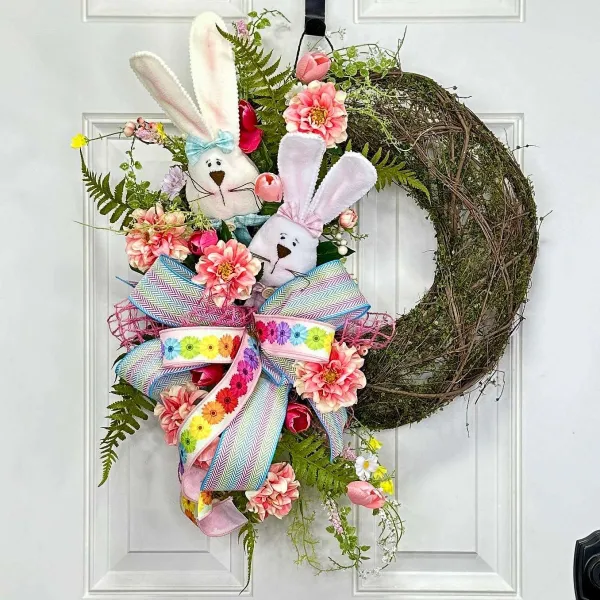 Creations^* Bunny Love Easter Wreath