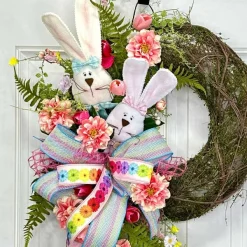 Door Decor^* Bunny Love Easter Wreath