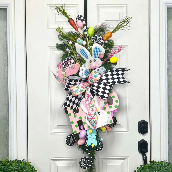 Sprays^Liberty Floral Bunny Spray, 24"