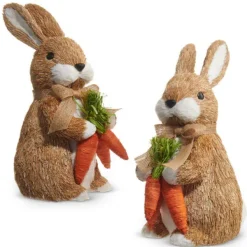 Table Decor^RAZ Bunny With Carrots
