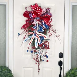 Door Decor^* Bursts Of Patriotism Teardrop