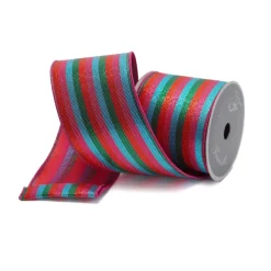 Spring Ribbon^Farrisilk Candy Belt Ribbon, 4" X 10Yd