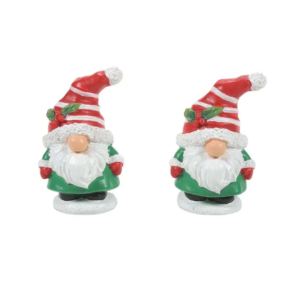 Table Decor^Department 56 Candy Cane Gnomes, Dept. 56 Village