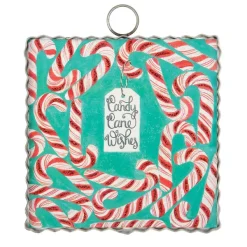 Wall Decor^The Round Top Collection Candy Canes Mini Gallery Art