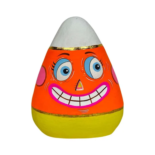 Table Decor^Glitterville Candy Corn Display By