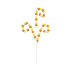 Floral^Liberty Floral Candy Corn Felt Ball Spray