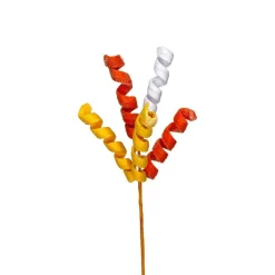 Picks^Liberty Floral Candy Corn Frizzy Curly Pick