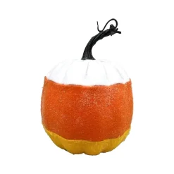 Table Decor^Liberty Floral Candy Corn Pumpkin-Small
