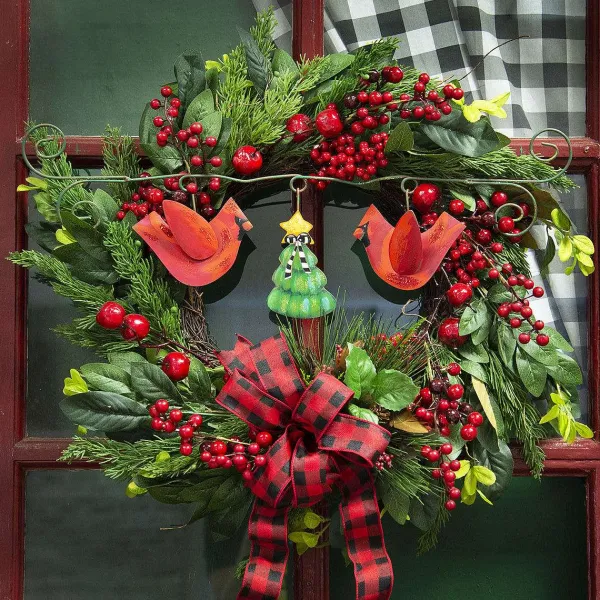 Wall Decor^The Round Top Collection Cardinal Garland