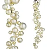 Garlands^RAZ Champagne Ball Garland, 4'