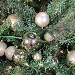 Garlands^RAZ Champagne Ball Garland, 4'