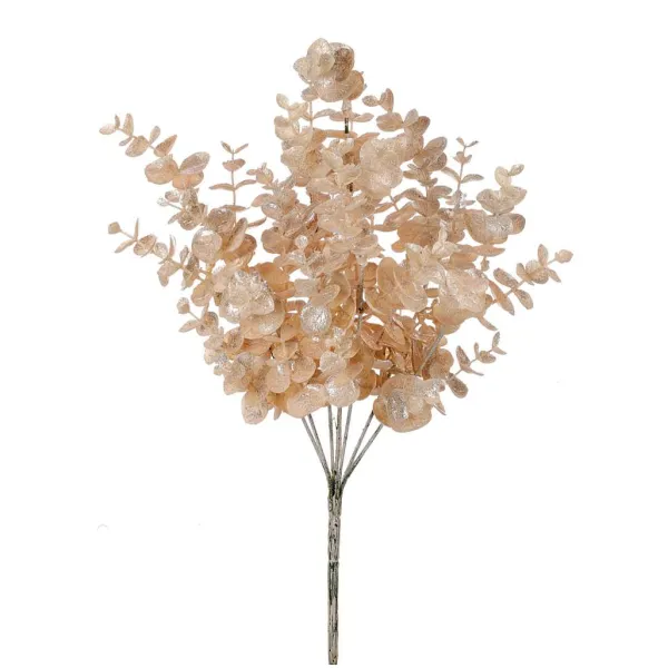 Sprays^Regency Champagne Glitter Metallic Eucalyptus Spray