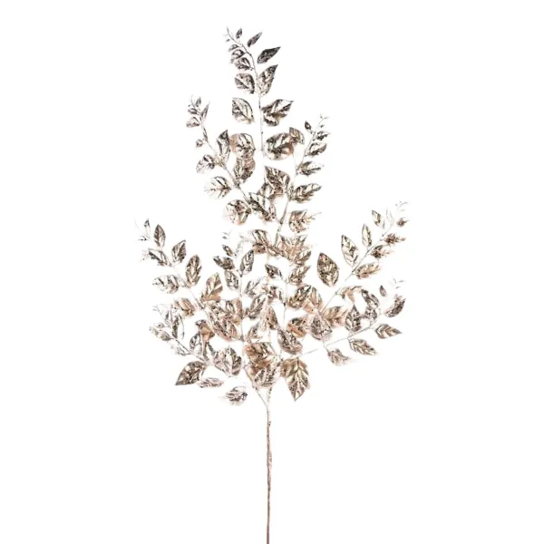 Floral^Direct Export Co. Champagne Metallic Leaf Spray