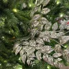 Floral Decor^Direct Export Co. Champagne Metallic Leaf Spray