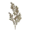 Floral^Regency Champagne Metallic Leaves Spray