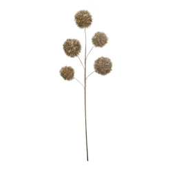 Floral^Creative Coop Champagne Tinsel Ball Pick
