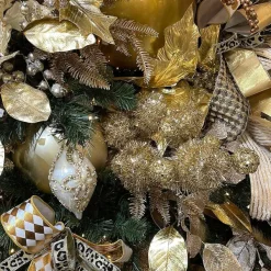 Picks^Creative Coop Champagne Tinsel Ball Pick