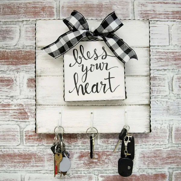 Wall Decor^The Round Top Collection Charm Board With Hooks Display Base