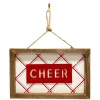 Wall Decor^Transpac Cheer Plaid Hanging Decor
