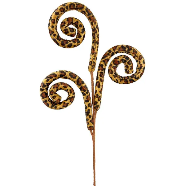 Sprays^Liberty Floral Cheetah Curly Spray