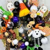 Floral^Liberty Floral Chenille Candy Corn Curly Spray