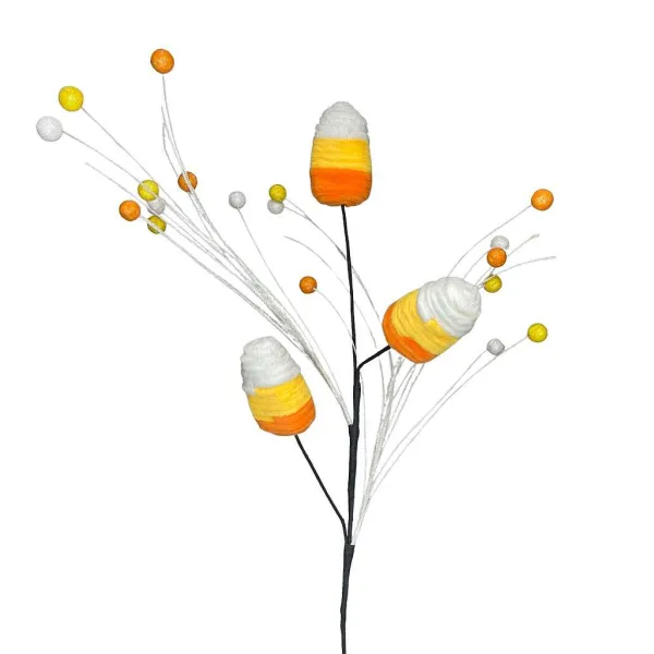 Sprays^Liberty Floral Chenille Candy Corn Spray