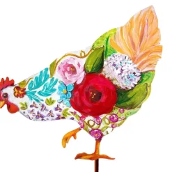 Spring Focal Points^The Round Top Collection Chickens Of Flowers