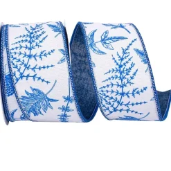 Ribbon^Reliant Ribbon Chinoiserie Fern Ribbon, 2.5" X 10Yd