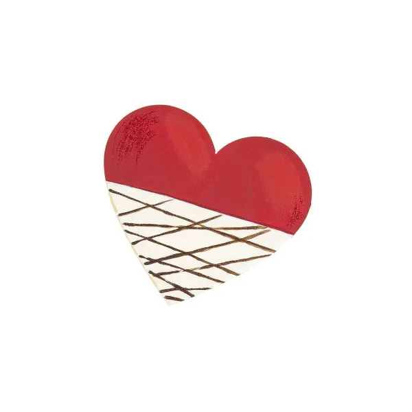 Table Decor^The Round Top Collection Chocolate Dipped Heart Magnet