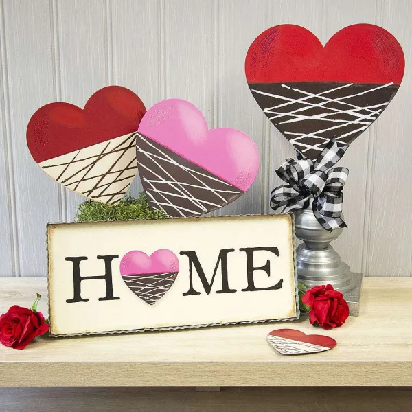 Table Decor^The Round Top Collection Chocolate Dipped Heart Magnet