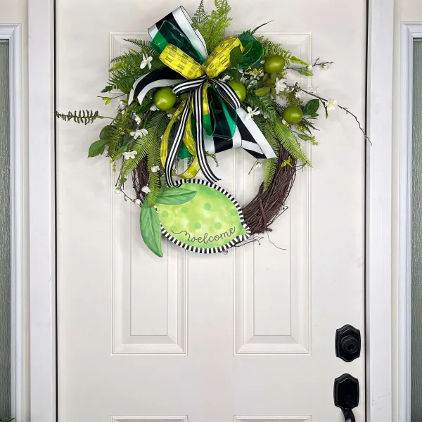 Creations^* Citrus Garden Wreath