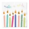 Celebrate Birthday^Sophistiplate Cocktail Napkin, Birthday Candles