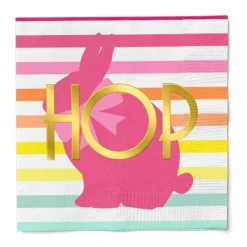 Party Diy^Sophistiplate Cocktail Napkin, Hoppy Easter