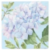 Spring^Sophistiplate Cocktail Napkin, Hydrangeas