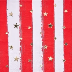 Kitchen & Dining^Sophistiplate Cocktail Napkin, Patriotic Confetti