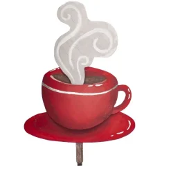 Table Decor^The Round Top Collection Coffee Cup Finial